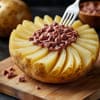 Картошка сырая и фарш
